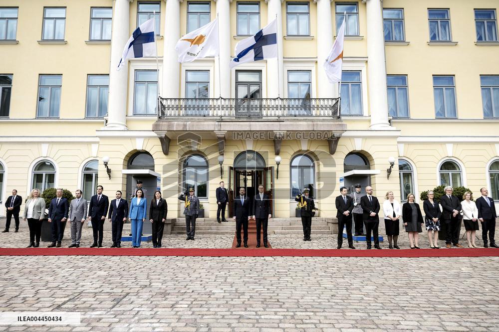 President of Cyprus visiting Finland