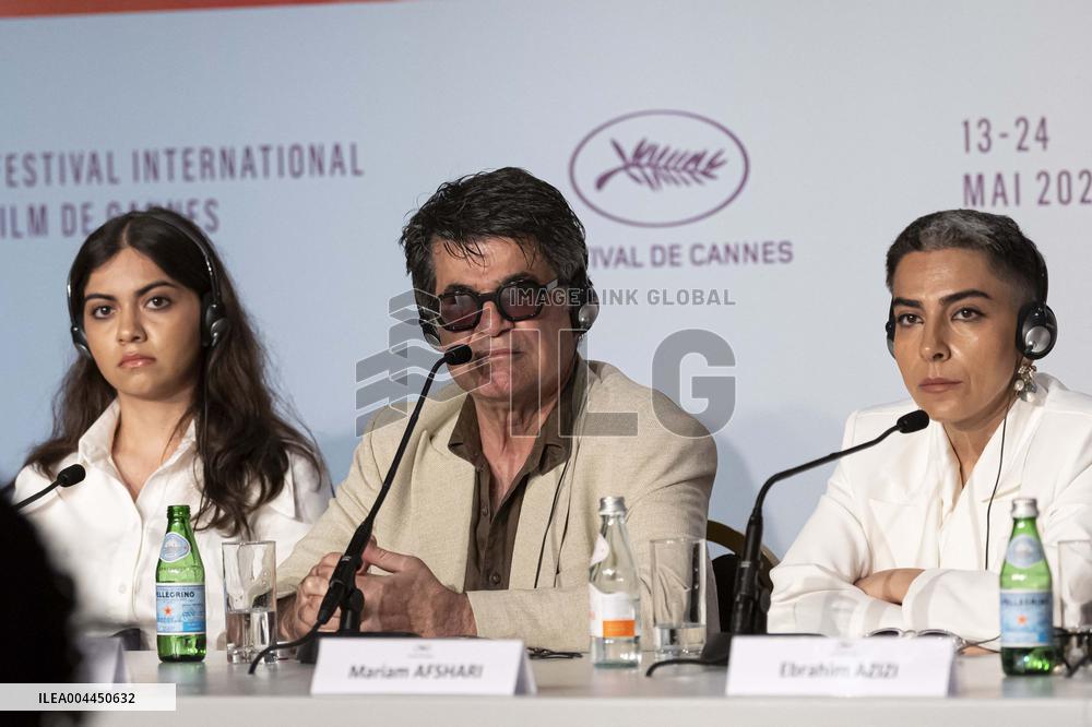 Cannes - Un Simple Accident Press Conference