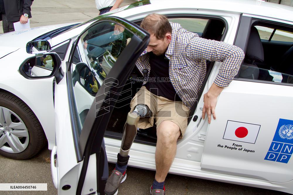 Official handover of adapted vehicles for inclusive driving schools in Kyiv