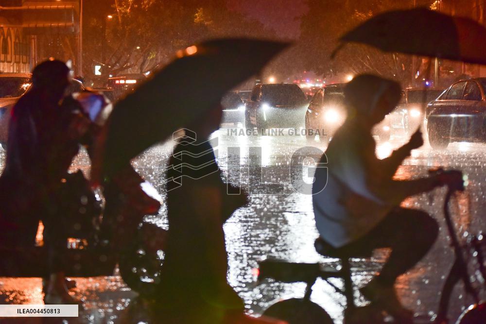 CCTV Issued Rainstorm Yellow Alert