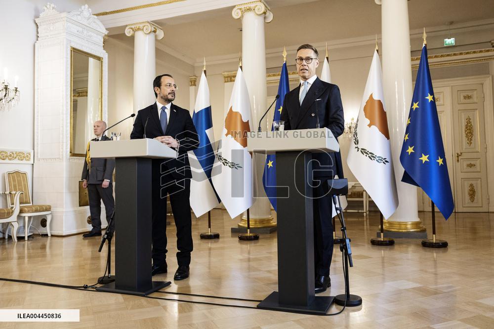 President of Cyprus visiting Finland