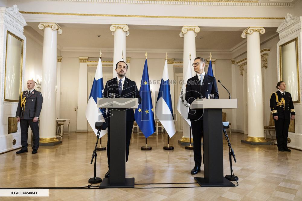 President of Cyprus visiting Finland