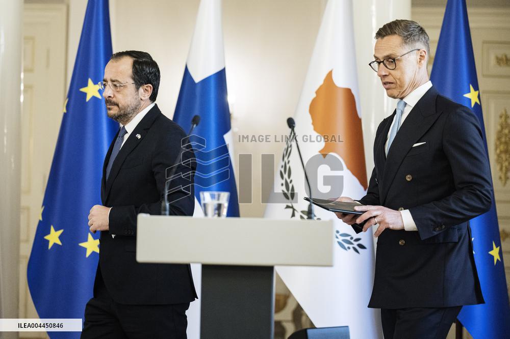 President of Cyprus visiting Finland