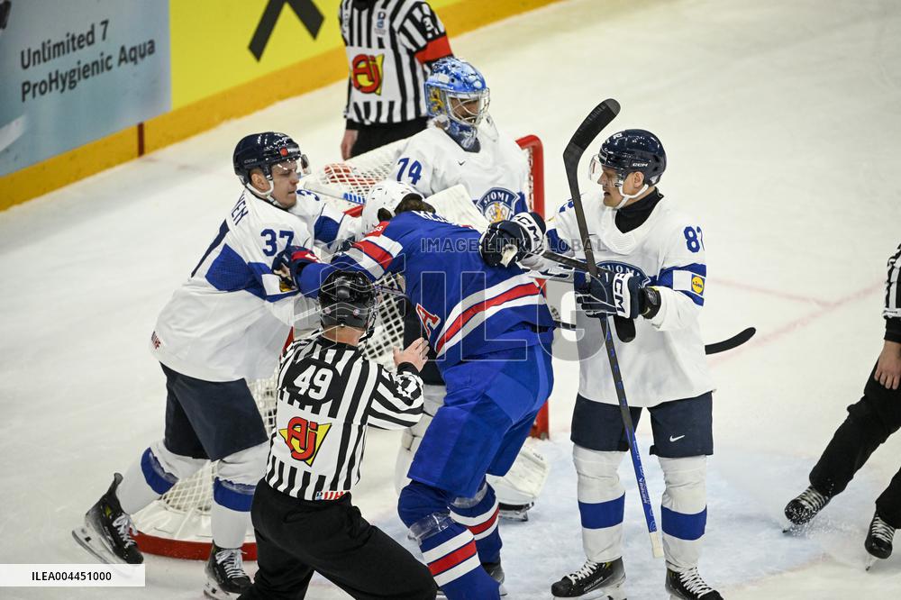 ICE HOCKEY WC USA-FINLAND