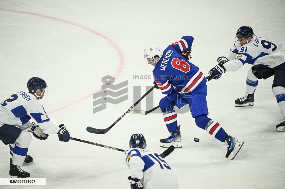 ICE HOCKEY WC USA-FINLAND