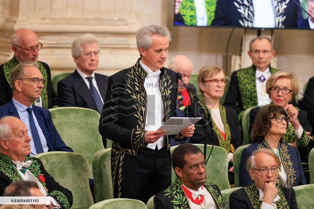 Raphael Gaillard Inducted Into The Academie Francaise - Paris