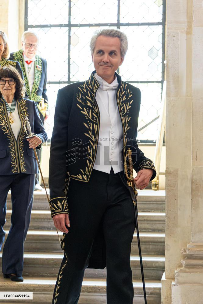 Raphael Gaillard Inducted Into The Academie Francaise - Paris