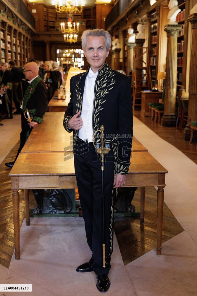 Raphael Gaillard Inducted Into The Academie Francaise - Paris