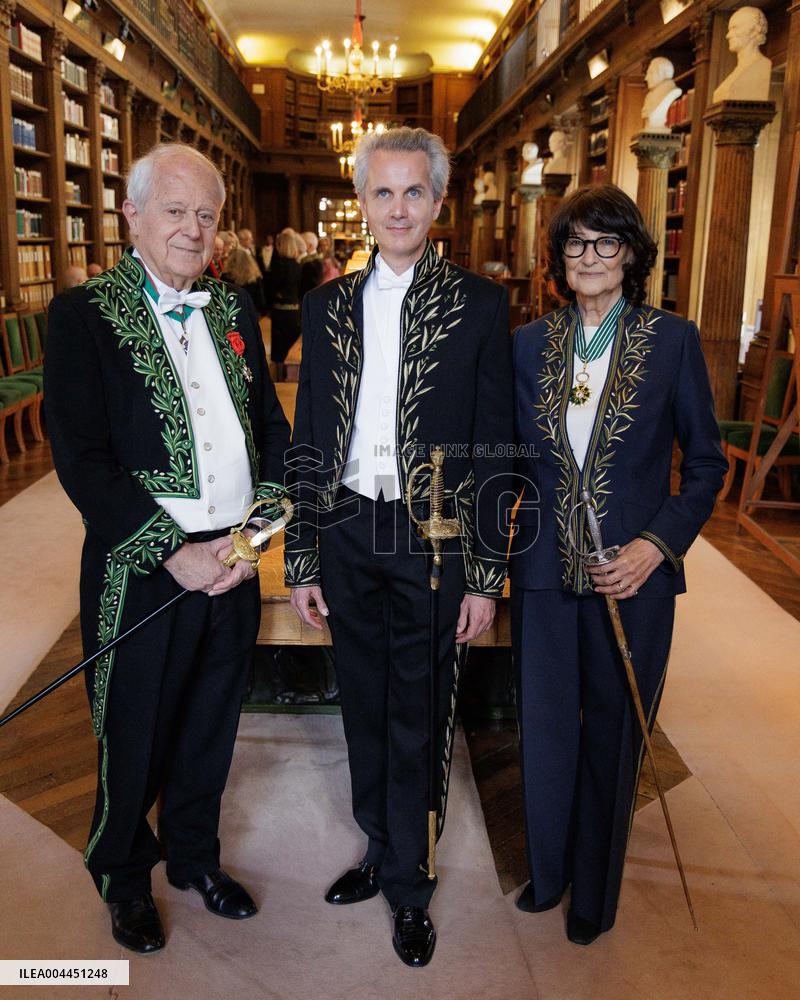 Raphael Gaillard Inducted Into The Academie Francaise - Paris
