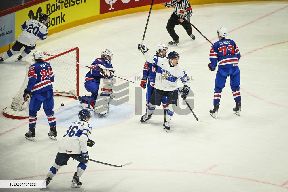 ICE HOCKEY WC USA-FINLAND