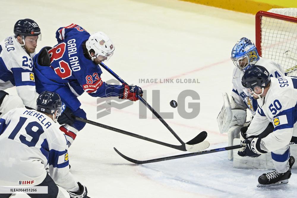 ICE HOCKEY WC USA-FINLAND