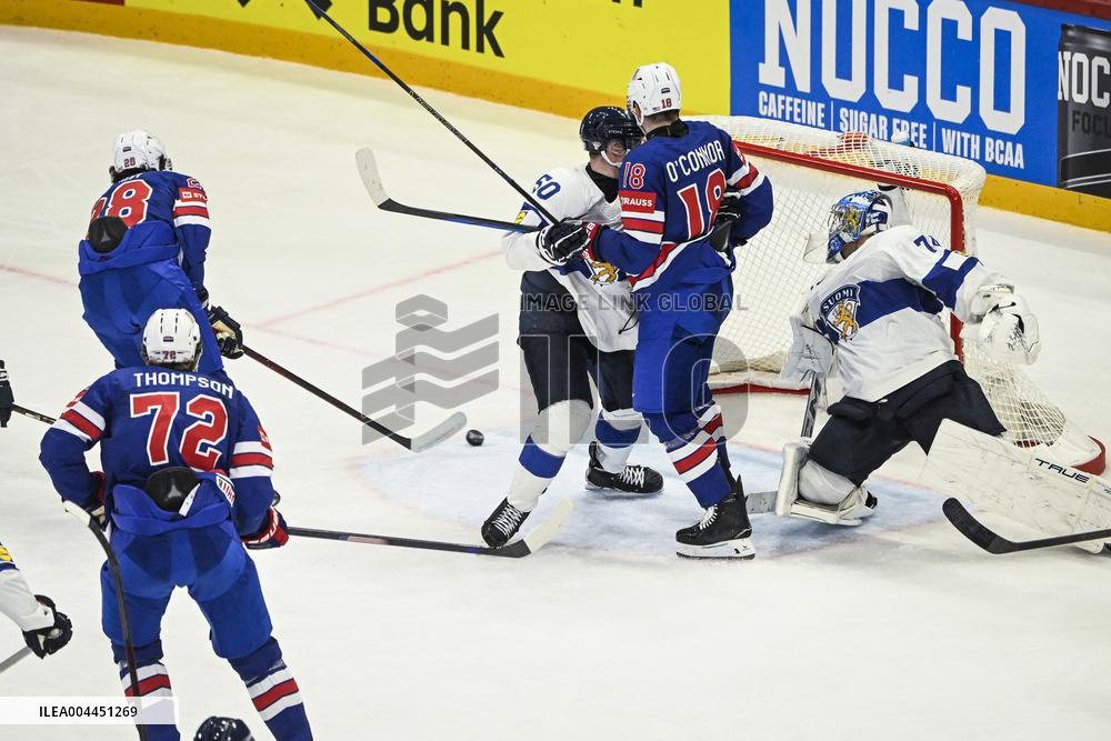 ICE HOCKEY WC USA-FINLAND