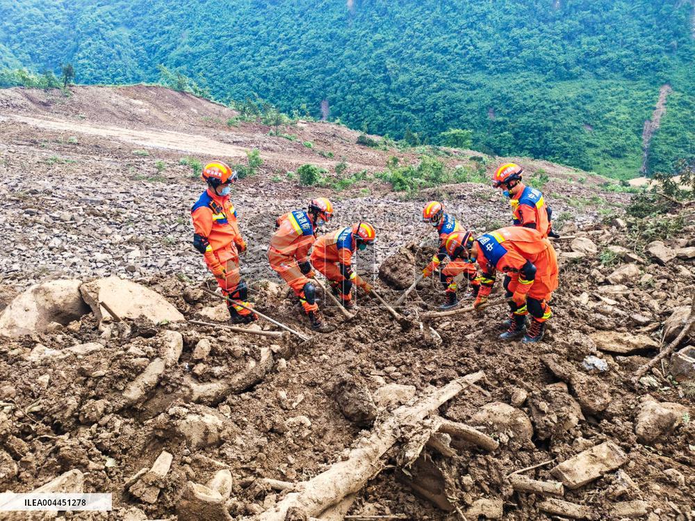 Nearly a Dozen Trapped in Landslides in Southwest China