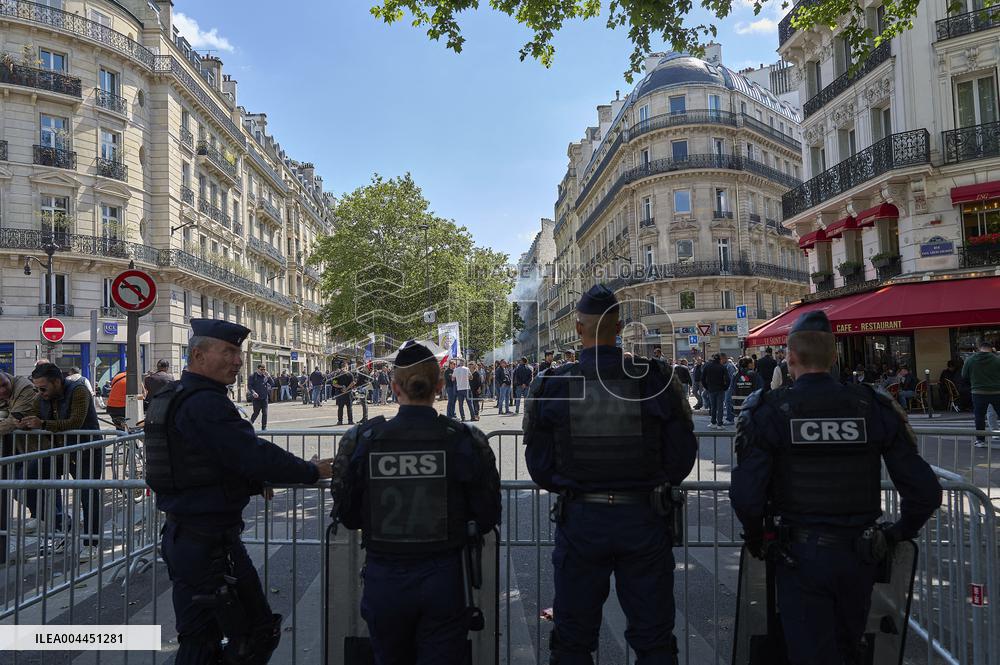 Demonstration By Taxi Drivers - Paris