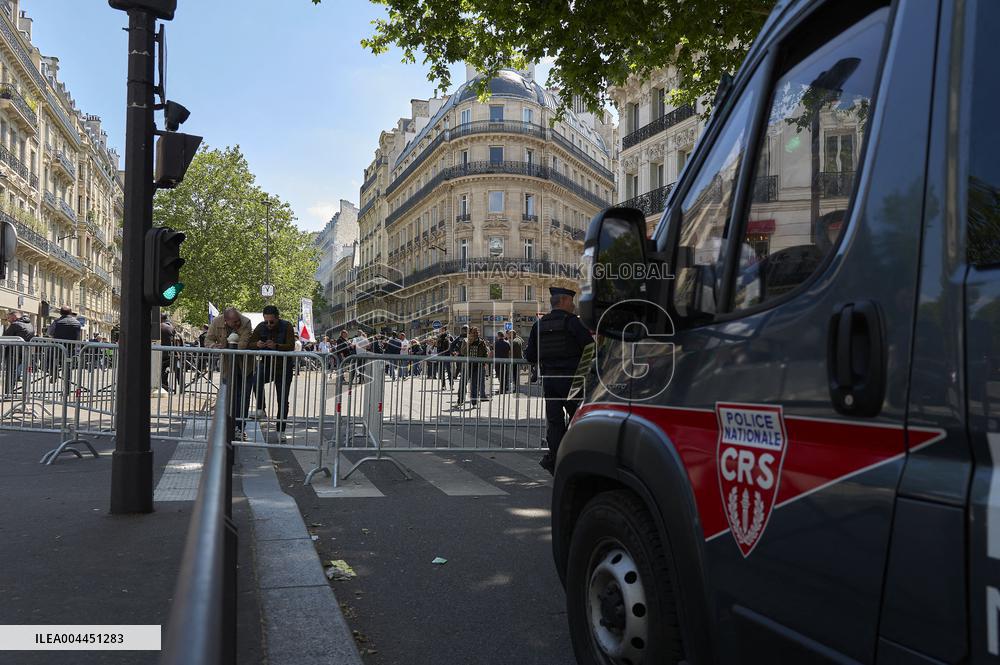 Demonstration By Taxi Drivers - Paris