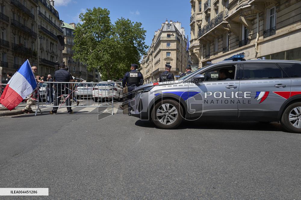 Demonstration By Taxi Drivers - Paris