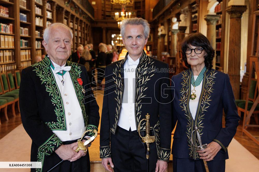 Raphael Gaillard Inducted Into The Academie Francaise - Paris