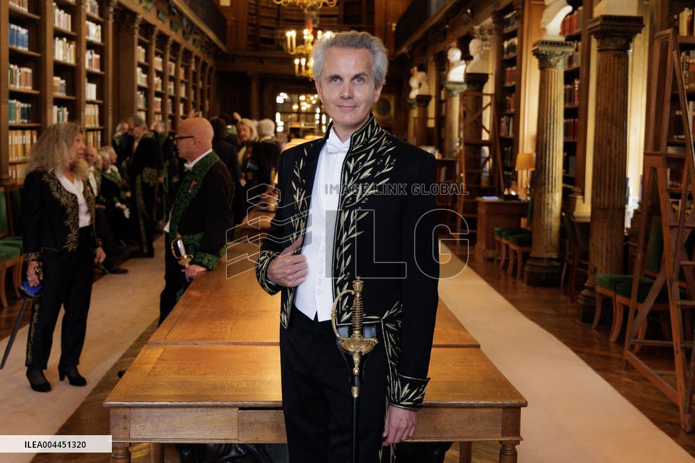 Raphael Gaillard Inducted Into The Academie Francaise - Paris