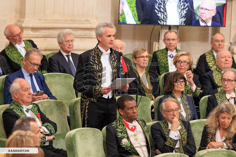 Raphael Gaillard Inducted Into The Academie Francaise - Paris