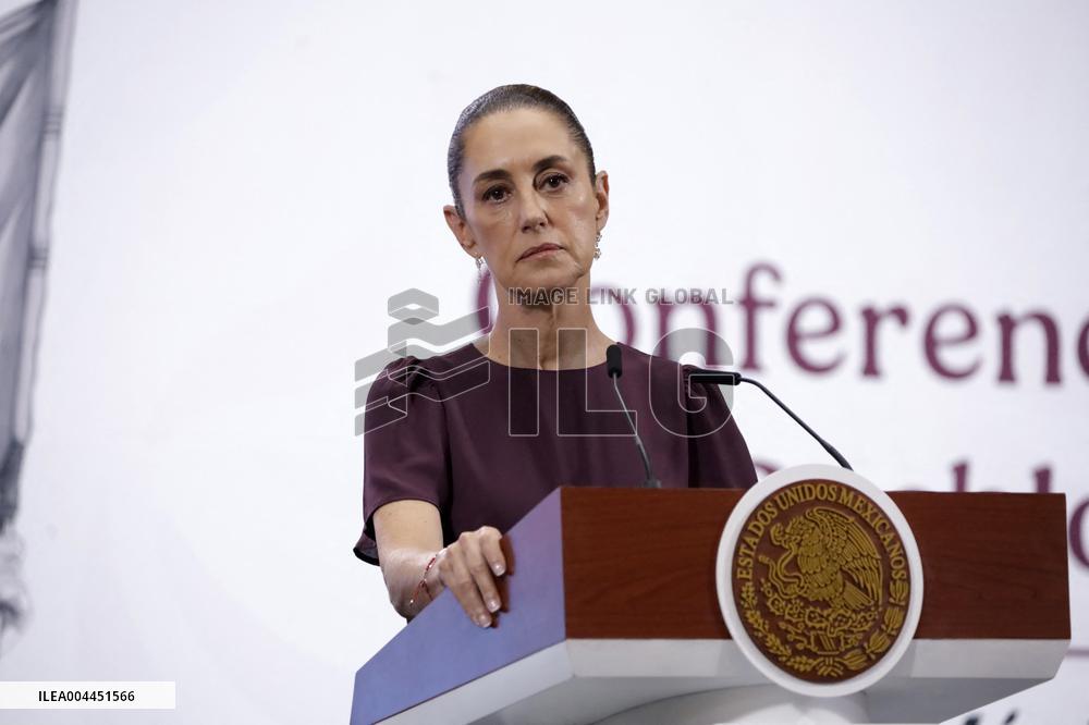President Claudia Sheinbaum Holds Briefing - Mexico