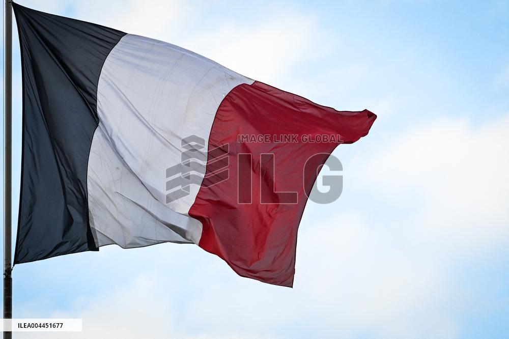 France national flag at the Elysee FA