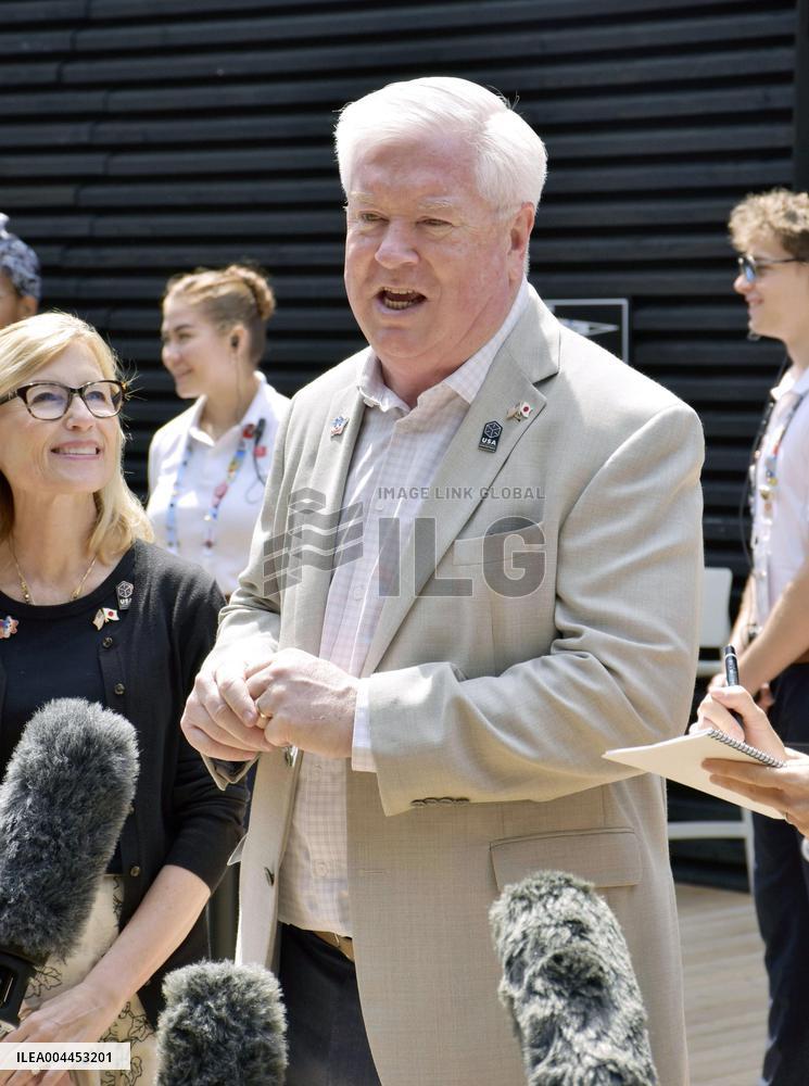 U.S. ambassador to Japan visits World Expo in Osaka