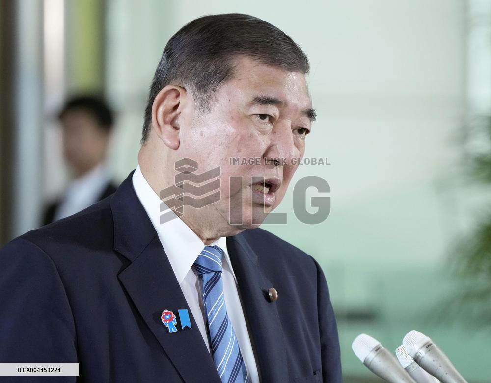 Japan PM Ishiba after phone talks with U.S. president