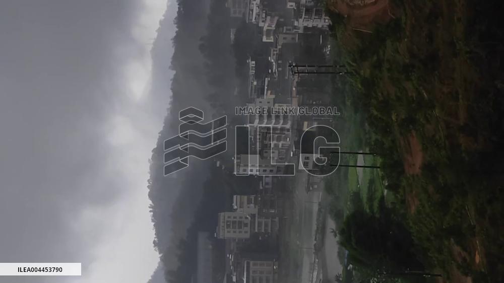 China: Tornado Hits Xinyi in Maoming, Sparks Fly as Power Lines Knocked Down