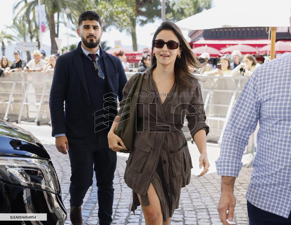 Cannes Alia Bhatt is spotted at Hotel Martinez MP