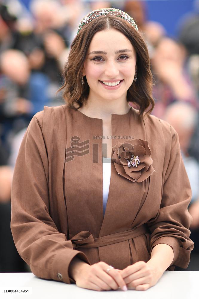 Cannes Woman And Child Photocall AM