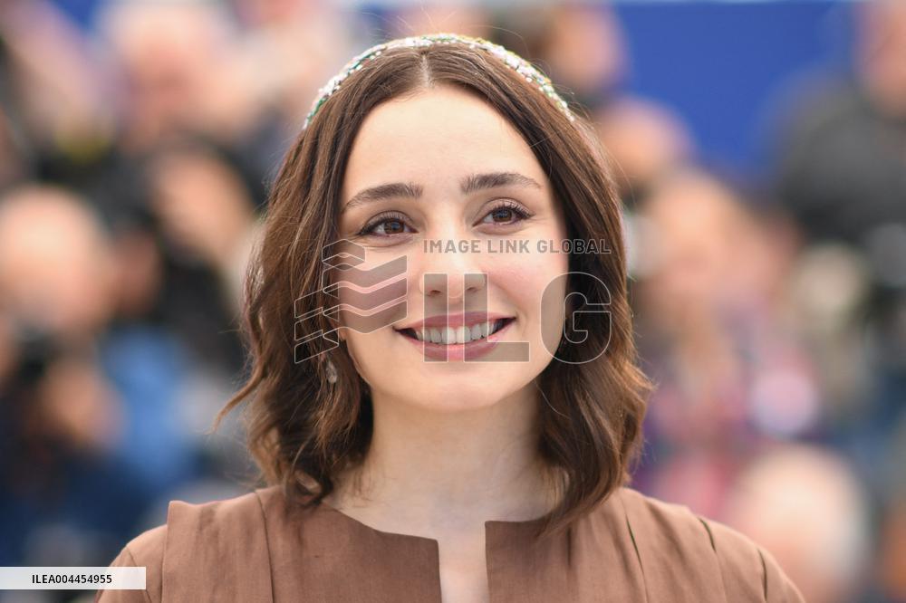 Cannes Woman And Child Photocall AM