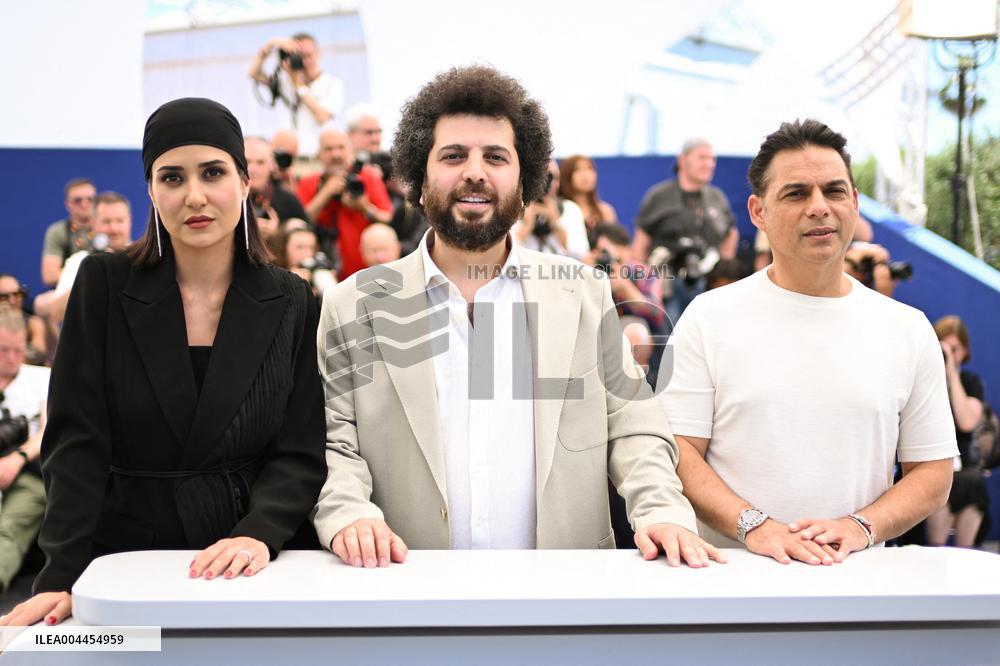 Cannes Woman And Child Photocall AM
