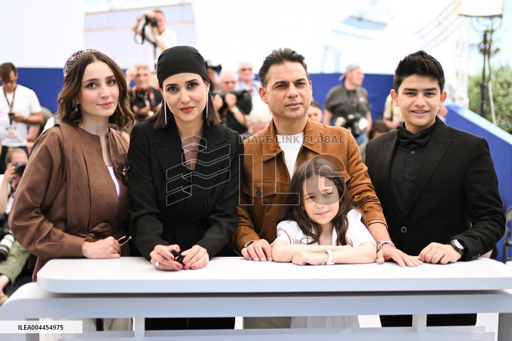 Cannes Woman And Child Photocall AM