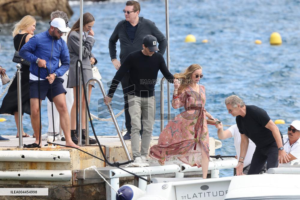 Cannes - Adrien Brody and Georgina Chapman At Eden Roc