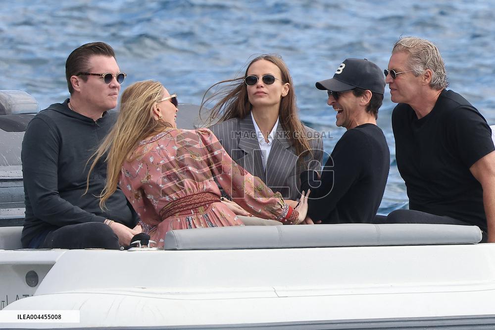 Cannes - Adrien Brody and Georgina Chapman At Eden Roc