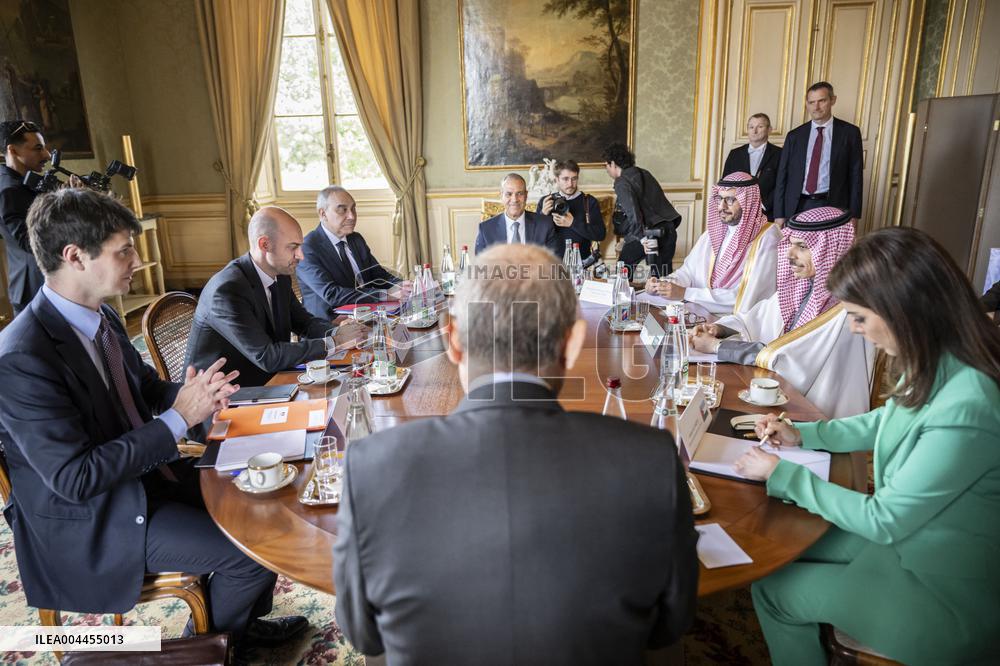 Jean-Noel Barrot Meets with His Saudi, Jordanian and Egyptian Counterparts - Paris