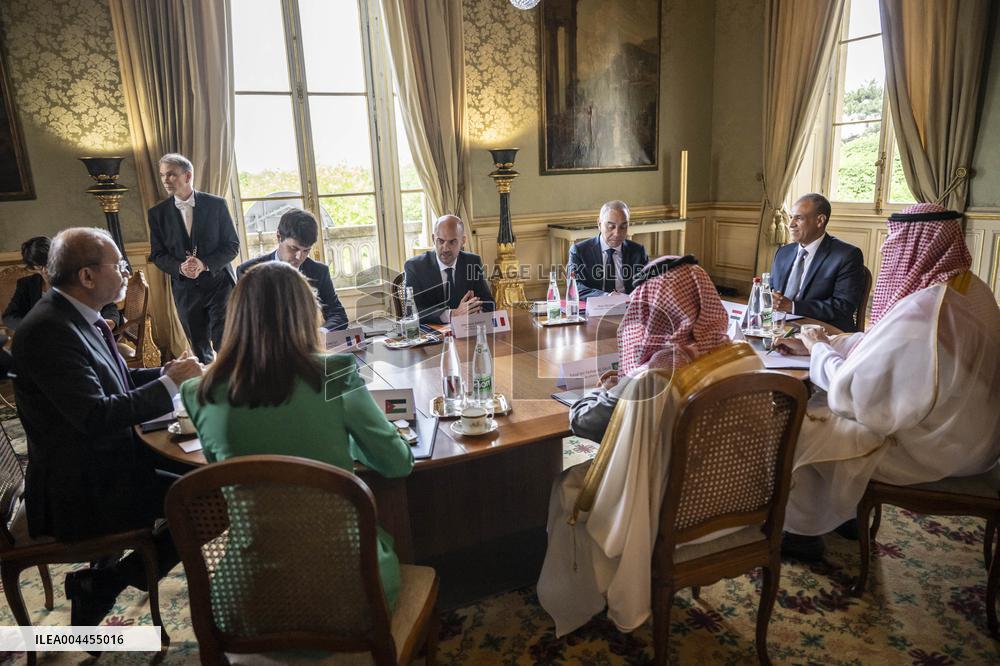 Jean-Noel Barrot Meets with His Saudi, Jordanian and Egyptian Counterparts - Paris