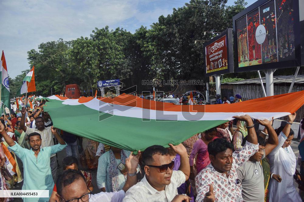 Patriotic Rallys In Support Of Indian Military - India