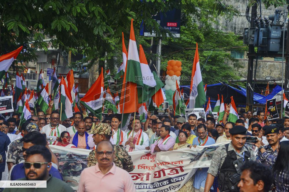 Patriotic Rallys In Support Of Indian Military - India