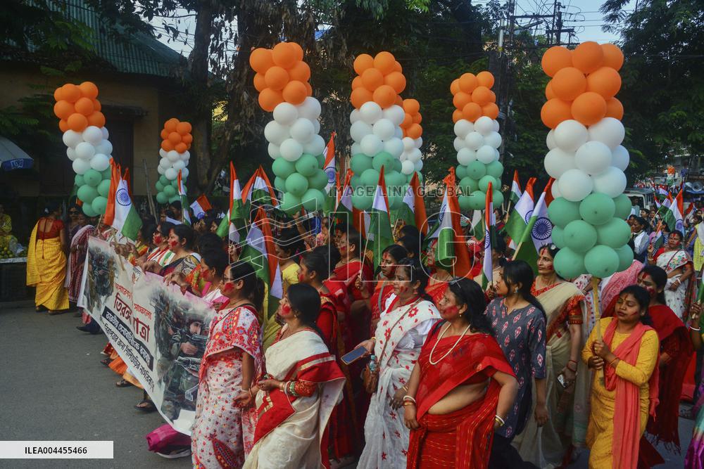 Patriotic Rallys In Support Of Indian Military - India