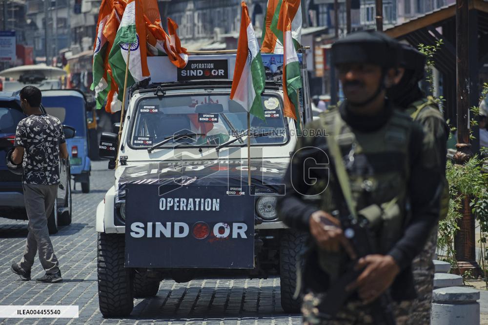 Citizens And Indian Military Celebrate Operation Sindoor - Kashmir