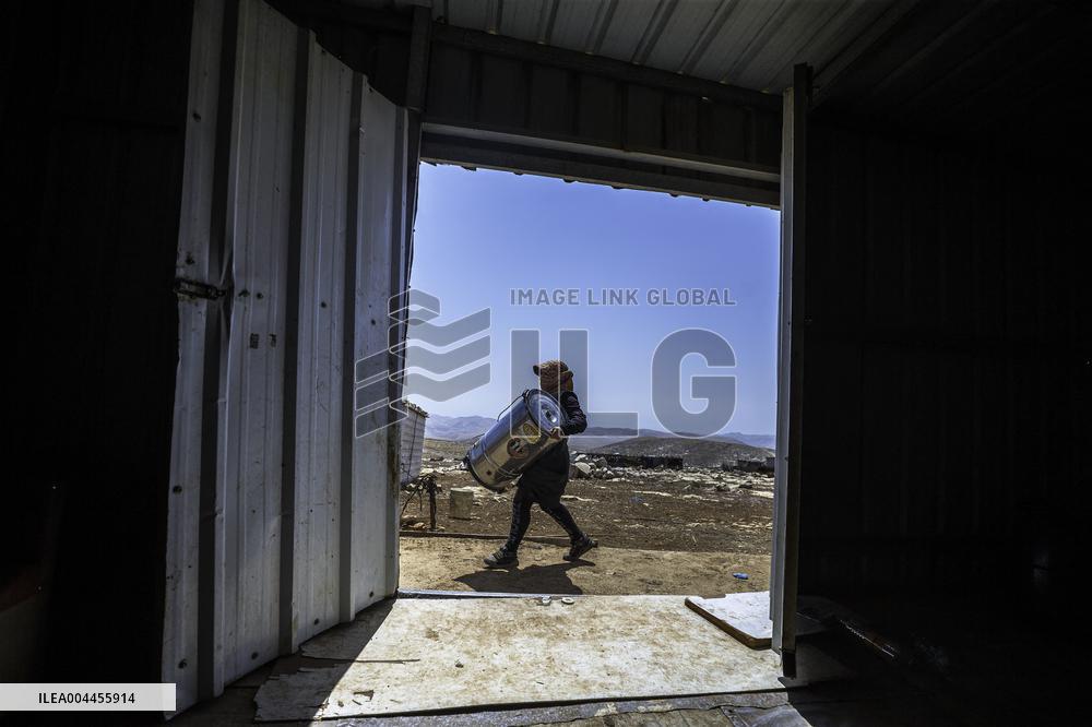 Settlers' Harrasement Forces Palestinians to Leave