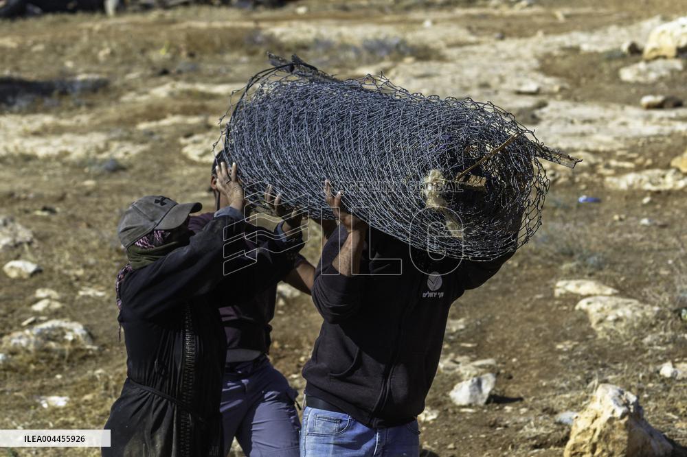 Settlers' Harrasement Forces Palestinians to Leave
