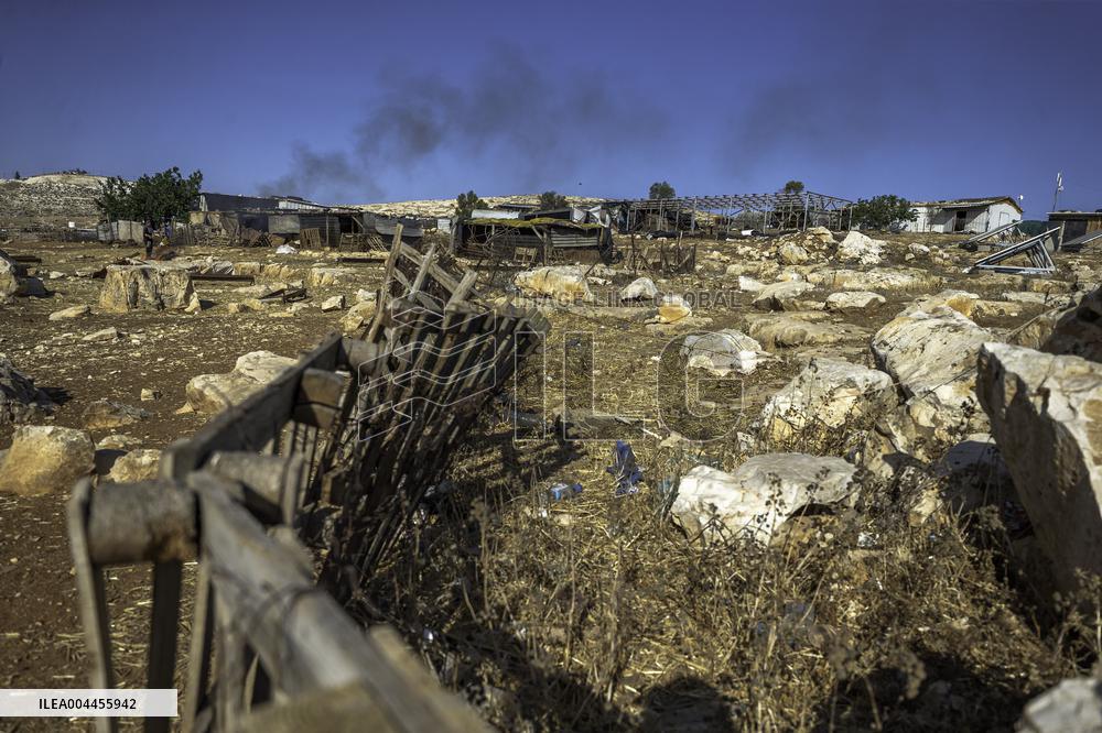 Settlers' Harrasement Forces Palestinians to Leave