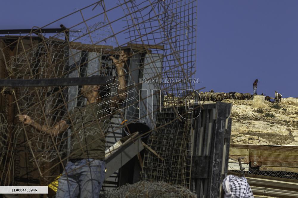 Settlers' Harrasement Forces Palestinians to Leave