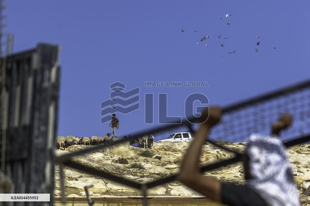 Settlers' Harrasement Forces Palestinians to Leave