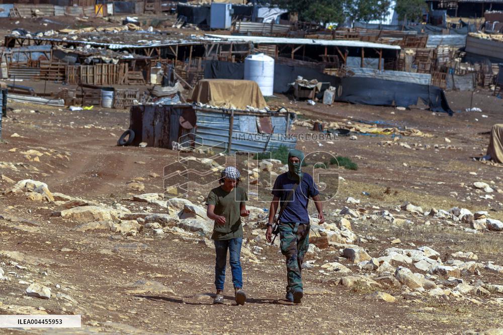 Settlers' Harrasement Forces Palestinians to Leave