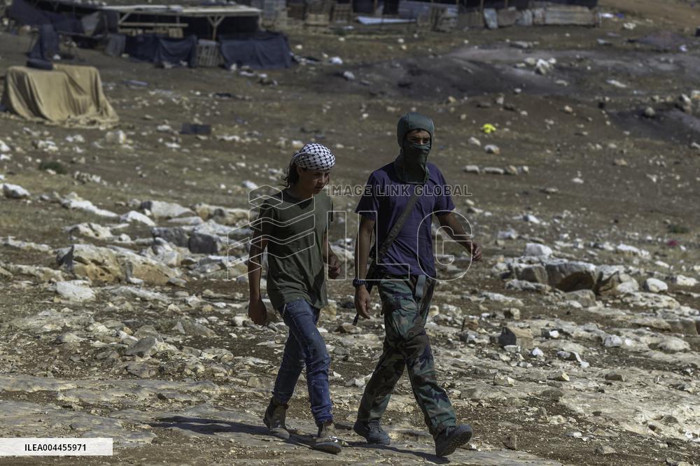 Settlers' Harrasement Forces Palestinians to Leave