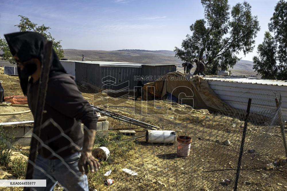 Settlers' Harrasement Forces Palestinians to Leave
