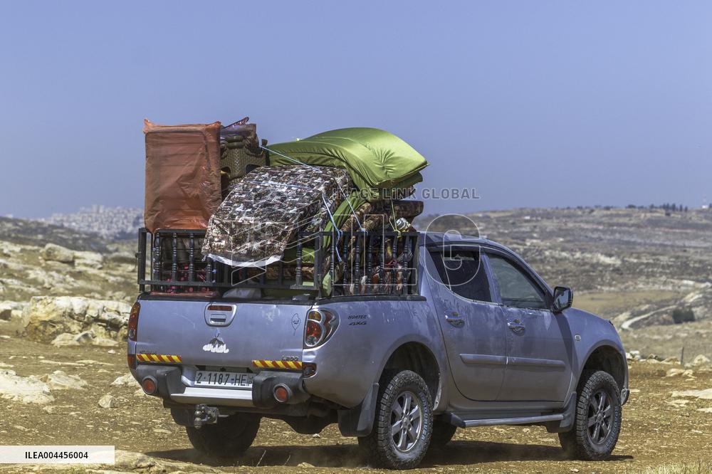 Settlers' Harrasement Forces Palestinians to Leave